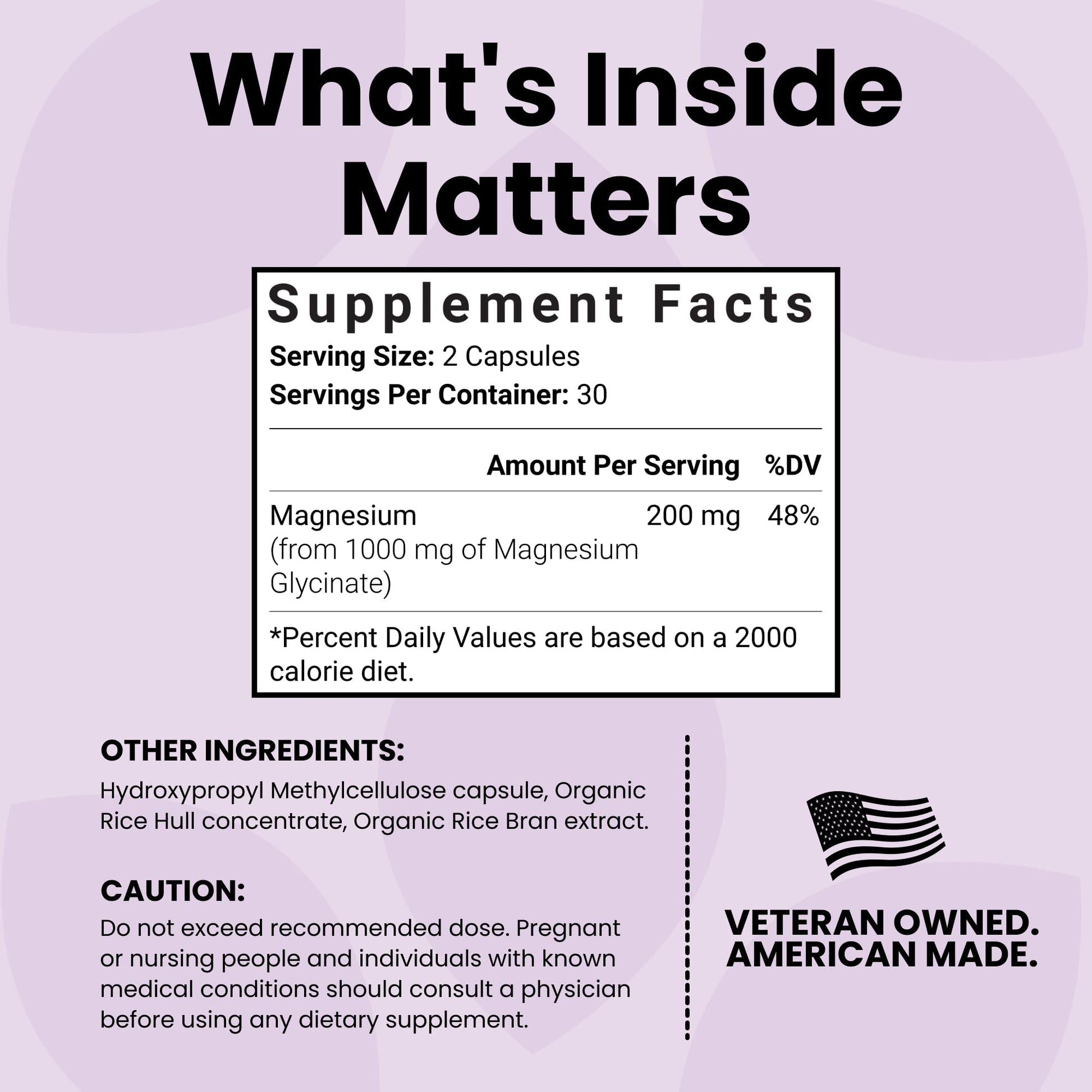 Luma Nutrition Magnesium Glycinate 1000mg - Support Stress, Sleep, Nerve & Muscle Health - 500mg Pure Magnesium Supplement Capsules - Chelated for High Absorption - 60 Veggie Capsules Luma NutritionBuy Supplements Australia