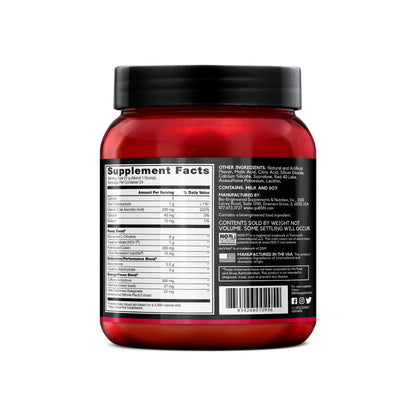 BSN N.O.-XPLODE Vaso Pre Workout Powder with 8g of L-Citrulline and 3.2g Beta-Alanine and Energy, Flavor: Cherry Bomb, 24 Servings