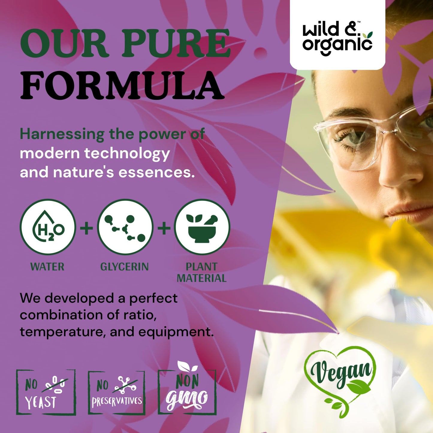 Wild & Organic Saffron Supplements 88.5 mg - Mood, Focus & Eye Support - Saffron Extract Liquid Drops - Add to Tea - 5-Month Supply - Crocus Sativus Herb - Vegan, Sugar & Alcohol-Free Tincture - 4 oz