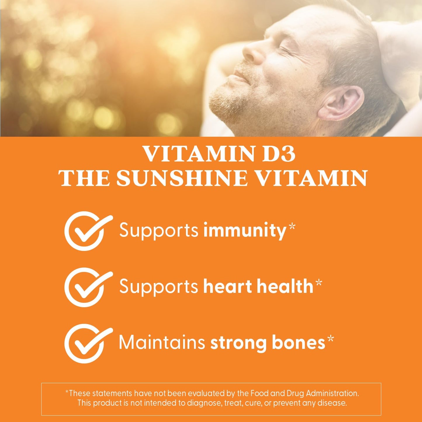 Doctor's Best Vitamin D3 5000 IU Softgels for Men & Women - Vitamin D Supplement for Immune System & Heart Health Support, 125 mcg per Serving, VIT D 3