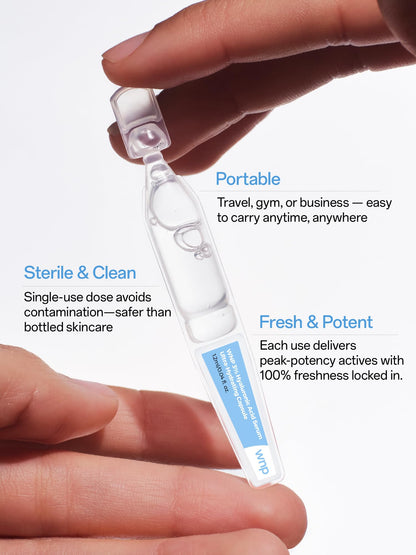 WNP Hyaluronic Acid Serum 3% for Face with 4D Multi-Layer Hydration | Ultra Hydrating Anti-Aging Serum | Moisturizer for Dry & Sensitive Skin