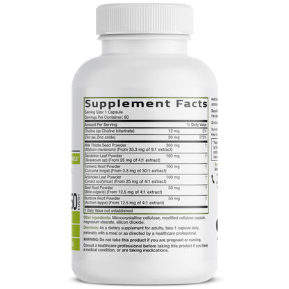 Bronson Liver Detox Advanced Detox & Cleansing Formula Supports Health Liver Function with Milk Thistle, Dandelion Extract, Turmeric, Artichoke Leaf & More