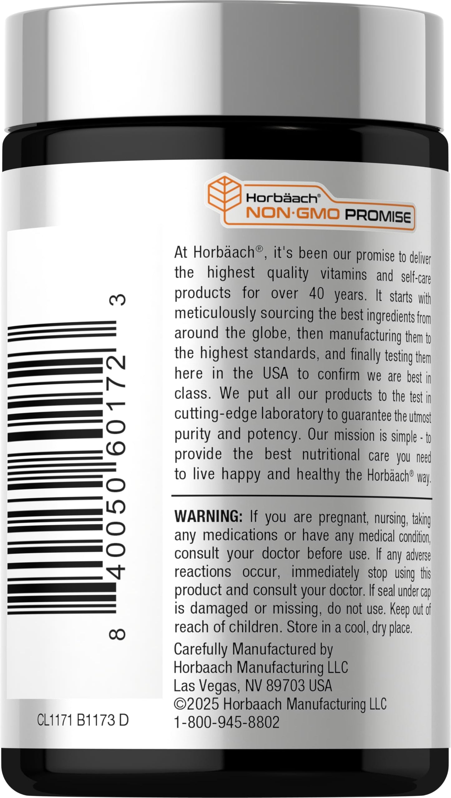 Horbäach B12 Vitamin 5000 mcg | 120 Fast Dissolve Tablets | Sublingual Methylcobalamin | Natural Berry Flavor | Vegan, Non-GMO