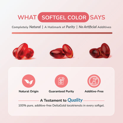 WELLNESS EXTRACT Eannatto Tocotrienols Vitamin E Supplements Tocopherol Free, Non-GMO, Gluten Free & Antioxidant (125MG 60 Softgels)