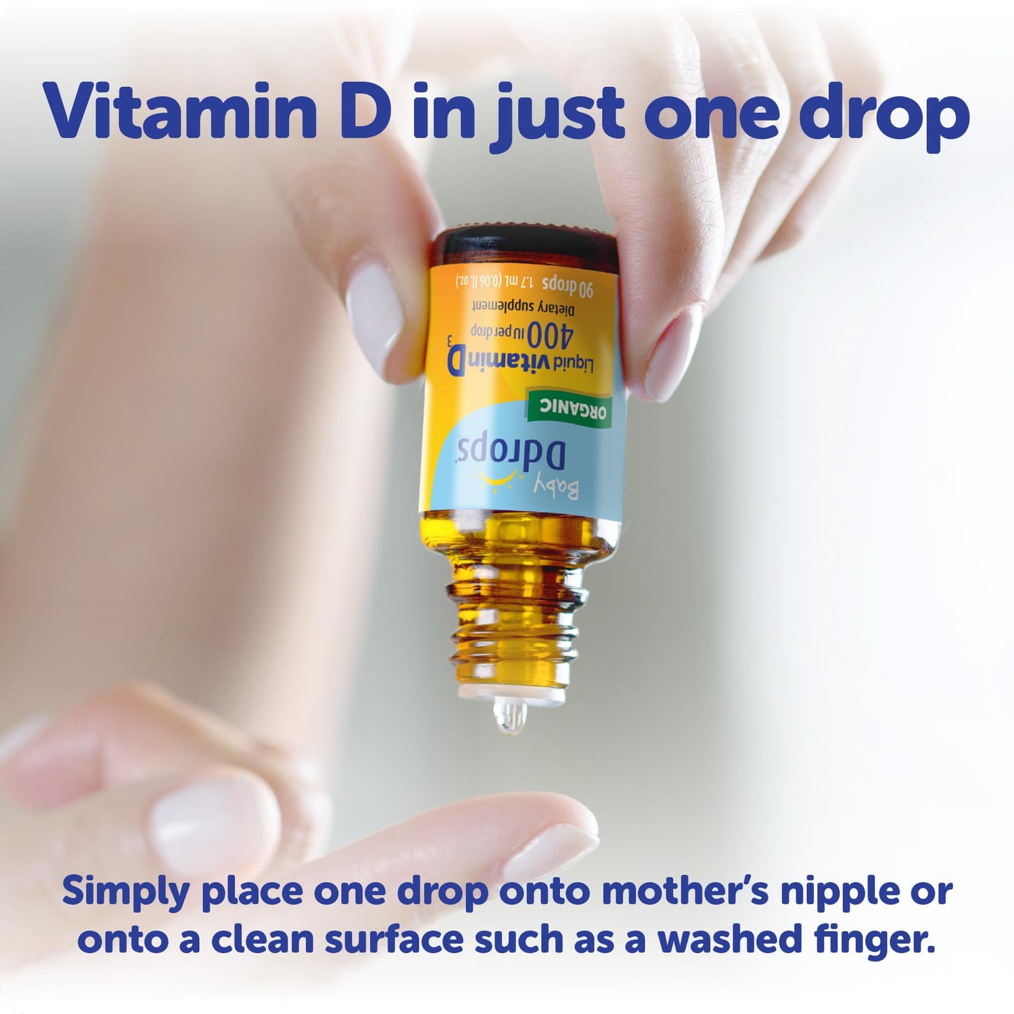 Ddrops Baby 400 IU, Vitamin D, 90 Drops 2.5mL (0.08 Fl. Oz (Pack of 1))