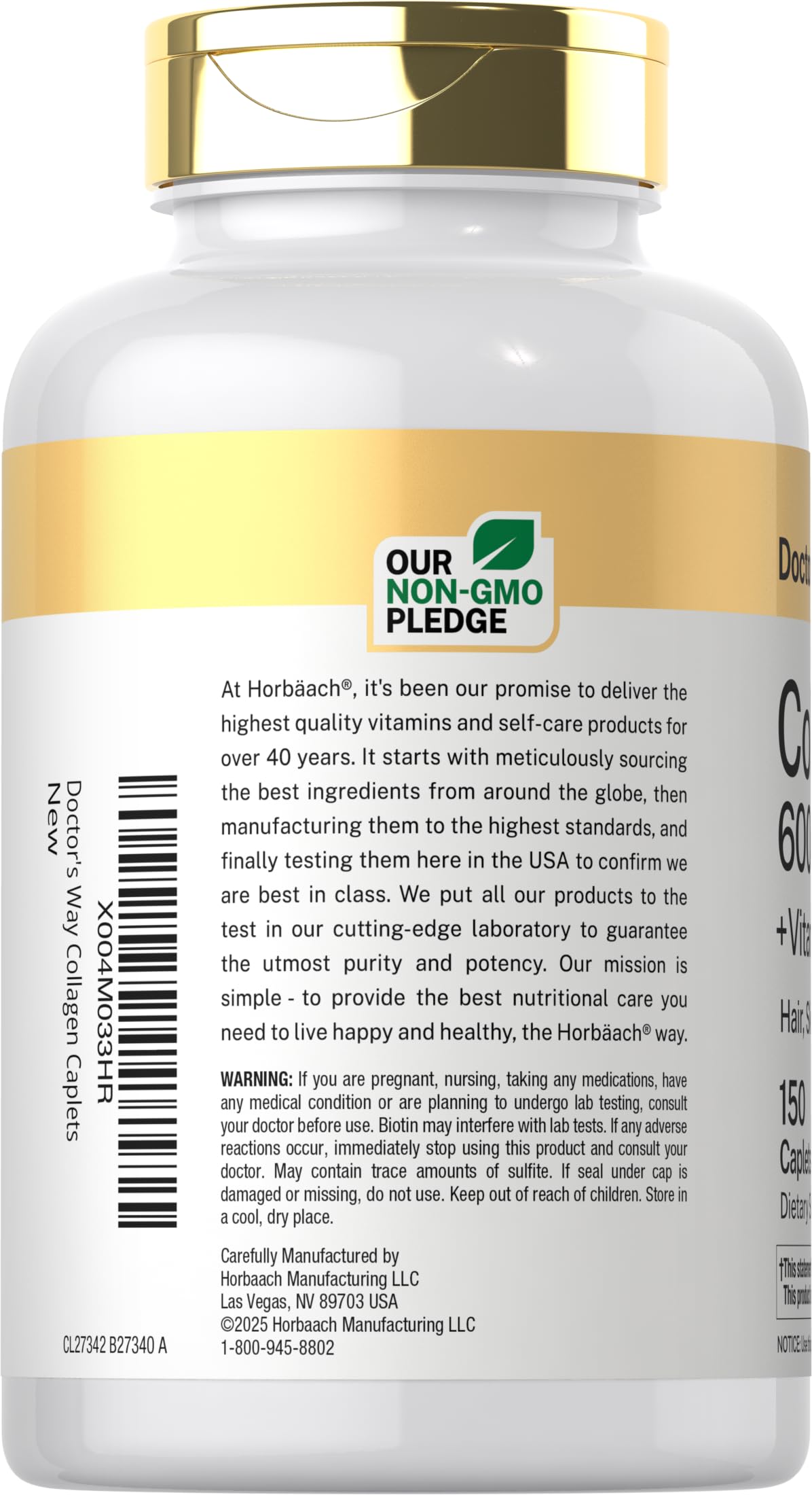 Doctor's Way Collagen Complex | 150 Caplets | with Vitamin C and Biotin | Non-GMO, Gluten Free Supplement Doctor's Way buy supplements Au