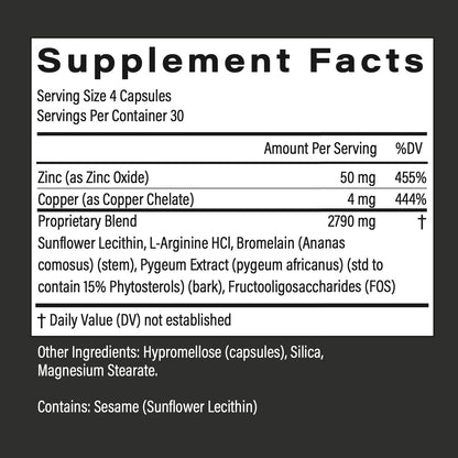POPSTAR Labs Semen Volume Booster - Men's Semen Health & Fertility Supplement - Doctor Formulated to Increase Load Volume - Made in USA - Non-GMO, Organic