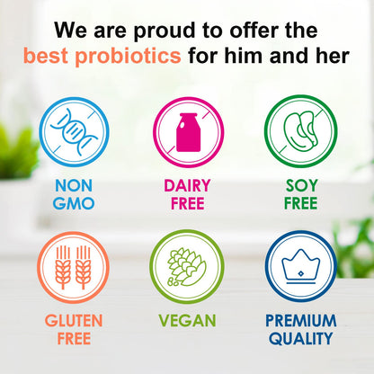 CANLIST Probiotics 120 Billion CFUs 18 Strains, 3 Prebiotics & Digestive Enzymes for Men Women,Digestive & Immune Support