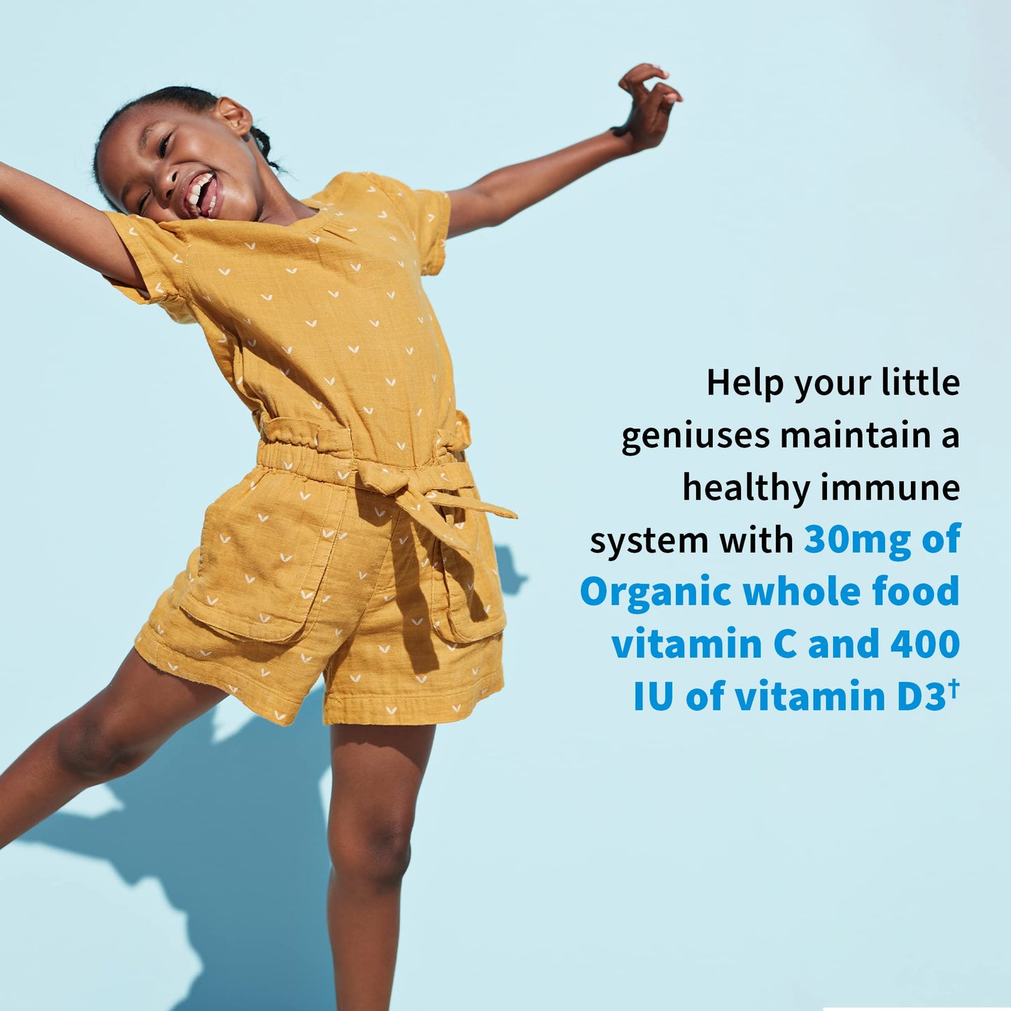 Garden of Life Dr. Formulated Probiotics Organic Kids+ plus Vitamin C & D - Berry Cherry - Gluten, Dairy & Soy Free Immune & Digestive Health Supplement