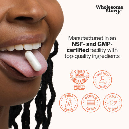 Wholesome Story Myo-Inositol & D-Chiro Inositol Supplement for Women | Fertility Supplements for Hormonal Balance & Ovarian Health Support