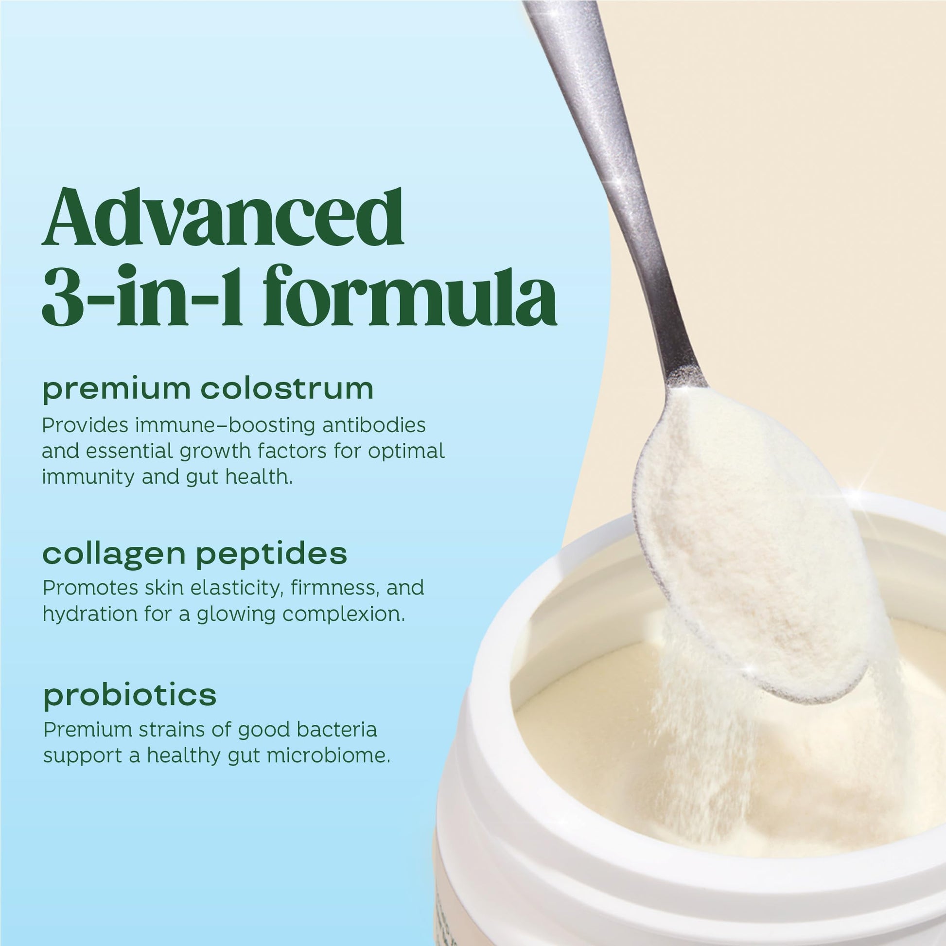 Bloom Nutrition Bovine Colostrum Powder with Vitamin B-12 for Gut Health, Immune Support, Hair Growth & Beauty Supplement | Unflavored, 25 Servings Bloom NutritionBuy Supplements Australia
