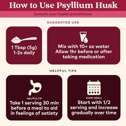 ORGANIC INDIA Psyllium Herbal Powder - Whole Husk Fiber, Vegan, Gluten-Free, USDA Certified Organic, Non-GM