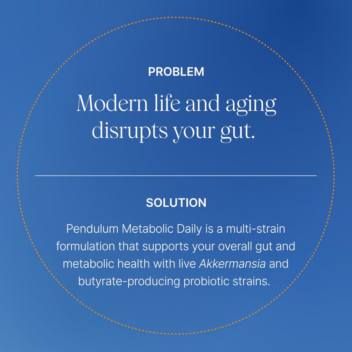 Pendulum Metabolic Daily - Multi-Strain Probiotic with Akkermansia muciniphila to Support Metabolism and Sustain Energy Levels
