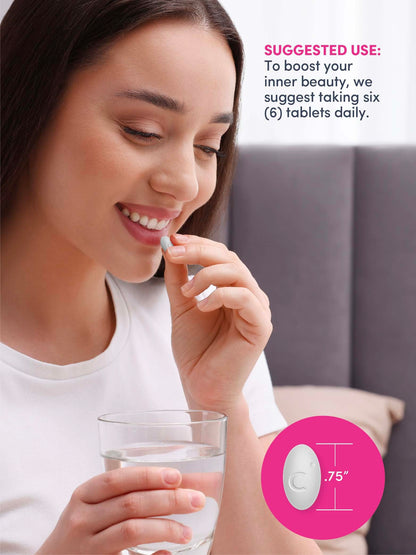 NeoCell Collagen Peptides Pills | 270 Caplets | with Vitamin C and Biotin | Grass Fed Bovine | Hair, Skin, & Nails | for Women and Men