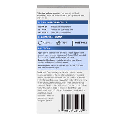 Neutrogena Retinol Face Moisturizer Cream, Rapid Wrinkle Repair, Anti-Wrinkle Night Moisturizer, Anti-Wrinkle Face & Neck Cream