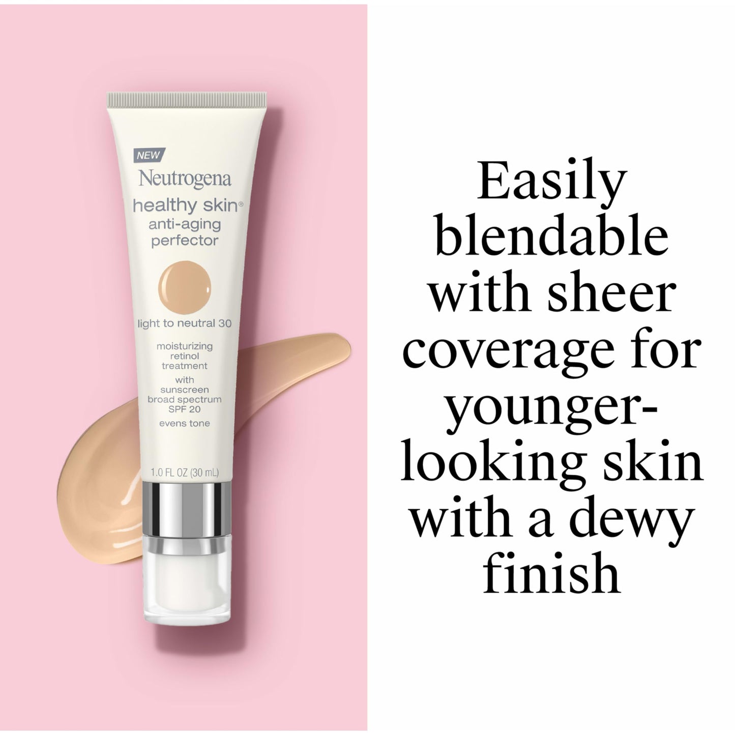 Neutrogena Retinol Treatment & Tinted Facial Moisturizer, Healthy Skin Anti-Aging Perfector