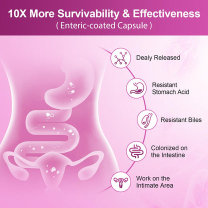 NATURE TARGET Probiotics for Women, 100 Billion CFUs Probiotic with Digestive Enzymes & Prebiotics, Vaginal Probiotics with Cranberry for Urinary Tract Health