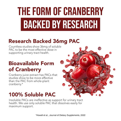 CranEaze®: Cranberry Juice Extract Plus D-Mannose – 36 mg PAC, 100% Soluble PAC - Supports Urinary Tract Health – Most Effective Cranberry Pills for Women, UTI Cranberry Supplement - 60 Capsules Triquetra HealthBuy Supplements Australia