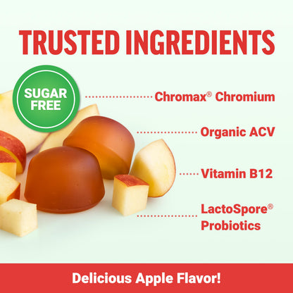 Force Factor ProbioSlim Keto ACV Gummies, Organic Apple Cider Vinegar Gummies with LactoSpore Probiotics & Prebiotics to Support Digestion, Metabolism, & Immune Health