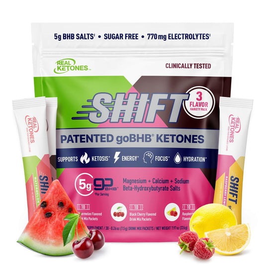 Real Ketones BHB Exogenous Ketones Drink Mix Packets Keto Electrolytes Powder Packets No Sugar with 4 Main Fasting Electrolytes Plus Hydrating Patented Keto BHB