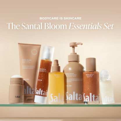 Saltair Body Oil - Luxurious Santal Bloom After Shower and Bath Oil for Women and Men. Botanical, Non-Greasy