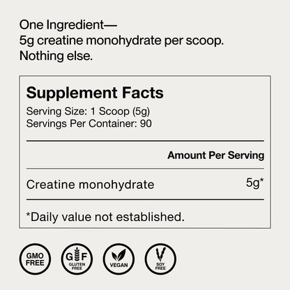 Momentous Creatine Monohydrate Powder - Creatine Powder - Supports Strength, Lean Muscle, & Recovery for Men & Women