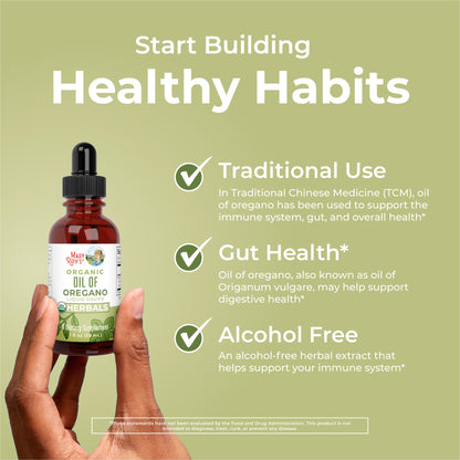MaryRuth Organics Oregano Oil Drops | 6 Month Supply | USDA Organic Oil of Oregano Liquid | Herbal Blend for Immune Support | Digestive Health | Overall Health