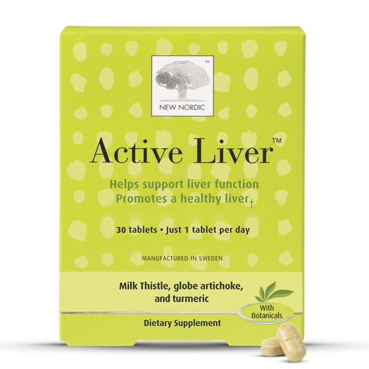 NEW NORDIC Active Liver 30-Day Supply, Daily Liver Supplement, Milk Thistle, Artichoke & Turmeric, 30 Tablets (Pack of 1) NEW NORDICBuy Supplements Australia