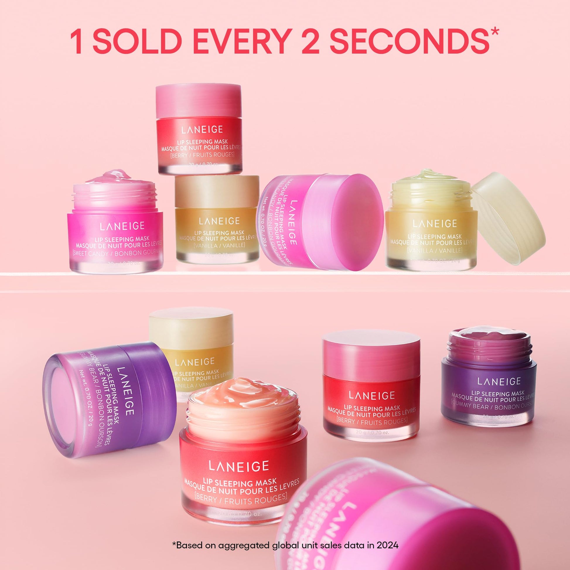 LANEIGE Lip Sleeping Mask, Berry: Nourishing Overnight Lip Treatment with Vitamin C, Shea & Murumuru Butter for Hydrating Dry, Flaky Lips LANEIGEBuy Supplements Australia