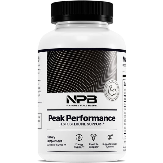 Nature's Pure Blend Peak Performance – Testosterone Supplement for Men with D-Aspartic Acid, Ashwagandha & DIM – Mens Prostate Health Support, Muscle Strength & Energy – Prostate Supplement Nature's Pure BlendBuy Supplements Australia