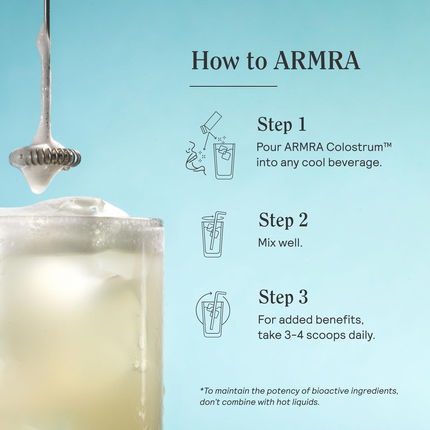 ARMRA Colostrum Powder | Unflavored | Gut Health & Bloating | Skin & Hair | Immunity | Keto, Gluten & Fat-Free | 120 Servings
