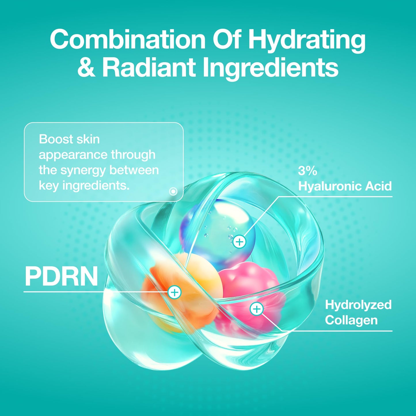 Anua PDRN Hyaluronic Acid Capsule 100 Serum, Radiant Face Serum, Salmon DNA, Hyaluronic Acid, Hydration, Moisture Plumping Effect