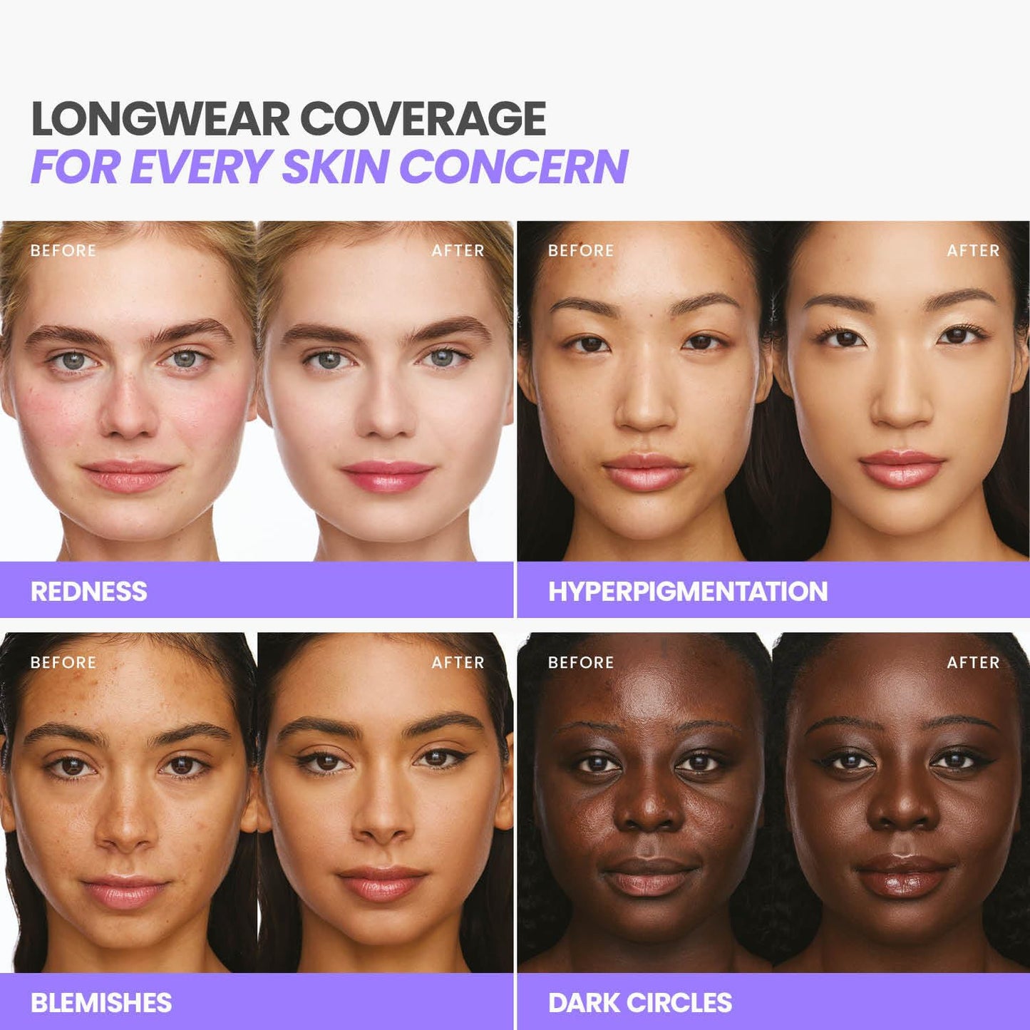 Wonderskin Hyper Bond All-Day Stay Serum Foundation – Waterproof, Transfer-Proof, 24HR Longwear Face Makeup with Niacinamide & Hyaluronic Acid – Lightweight, Natural Finish (Aura)