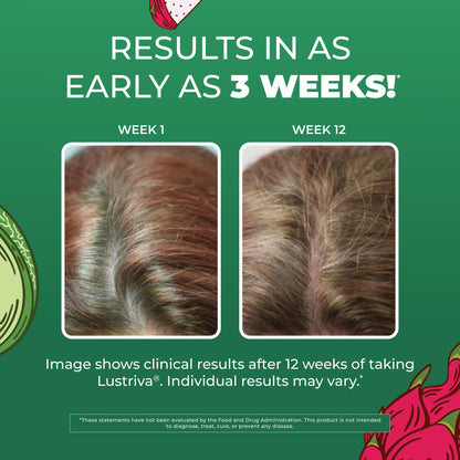 MARYRUTH'S Liquid Multivitamin + Hair Growth | Biotin 10000mcg | Lustriva Hair Growth Supplement | Clinically Tested in Women for Thicker Hair