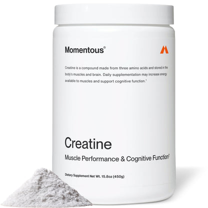 Momentous Creatine Monohydrate Powder - Creatine Powder - Supports Strength, Lean Muscle, & Recovery for Men & Women