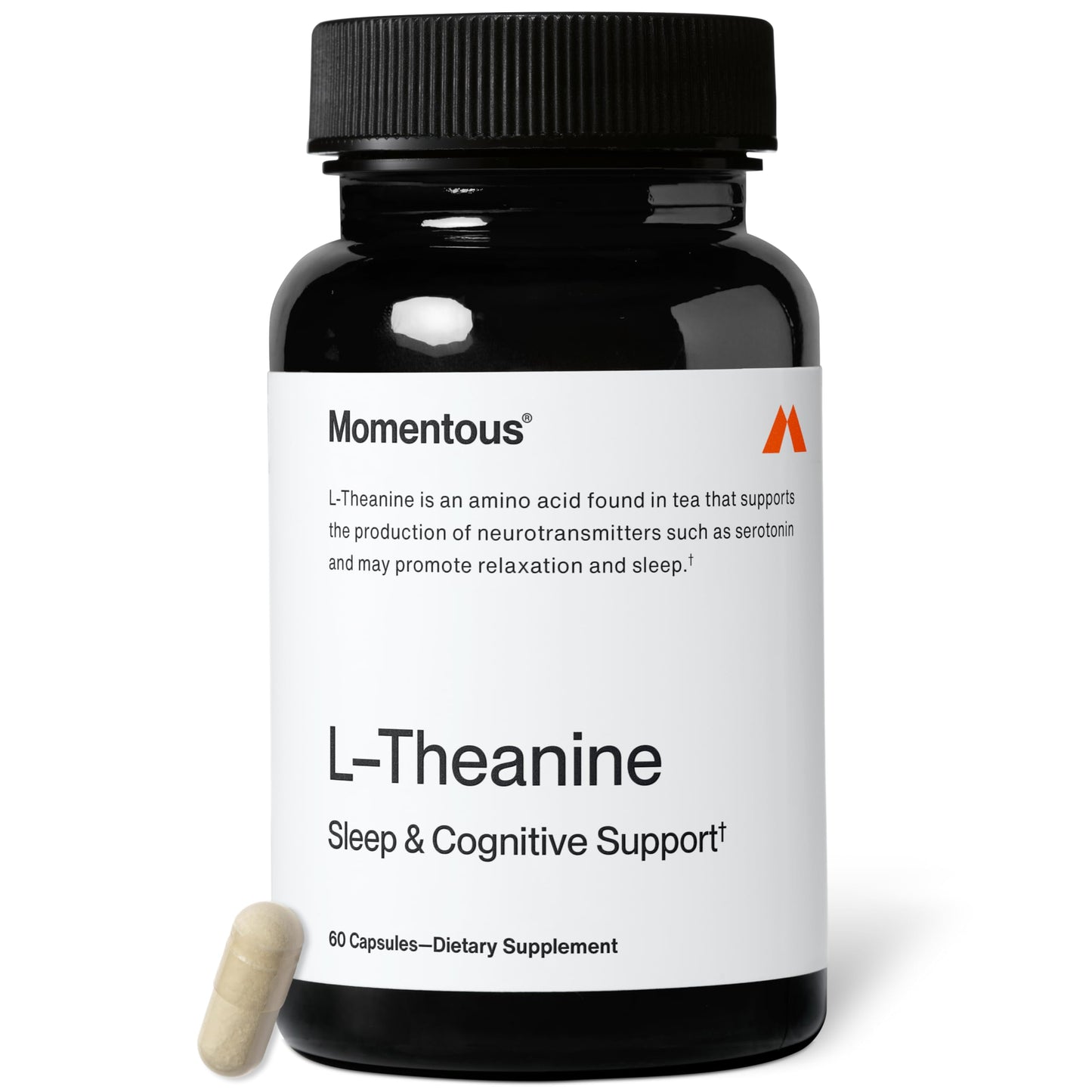 Momentous L-Theanine Supplement - 200 mg Capsules to Promote Relaxation & Focus - NSF Certified for Sport - GMO- & Gluten-Free - 60 Servings MomentousBuy Supplements Australia