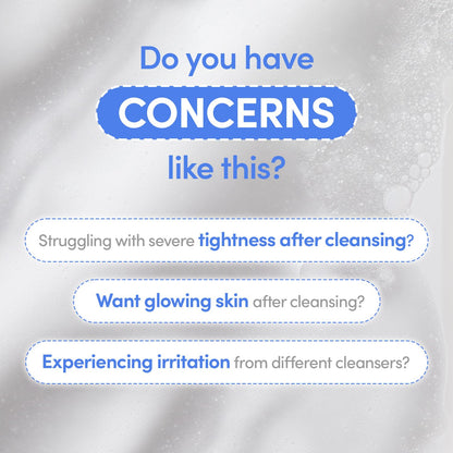 EQQUALBERRY pH Balanced Daily Glow Gel Cleanser 7.1 fl oz. 210ml Moisturizing finish, Gentle Gel Cleaning, Korean Skincare EWG Green