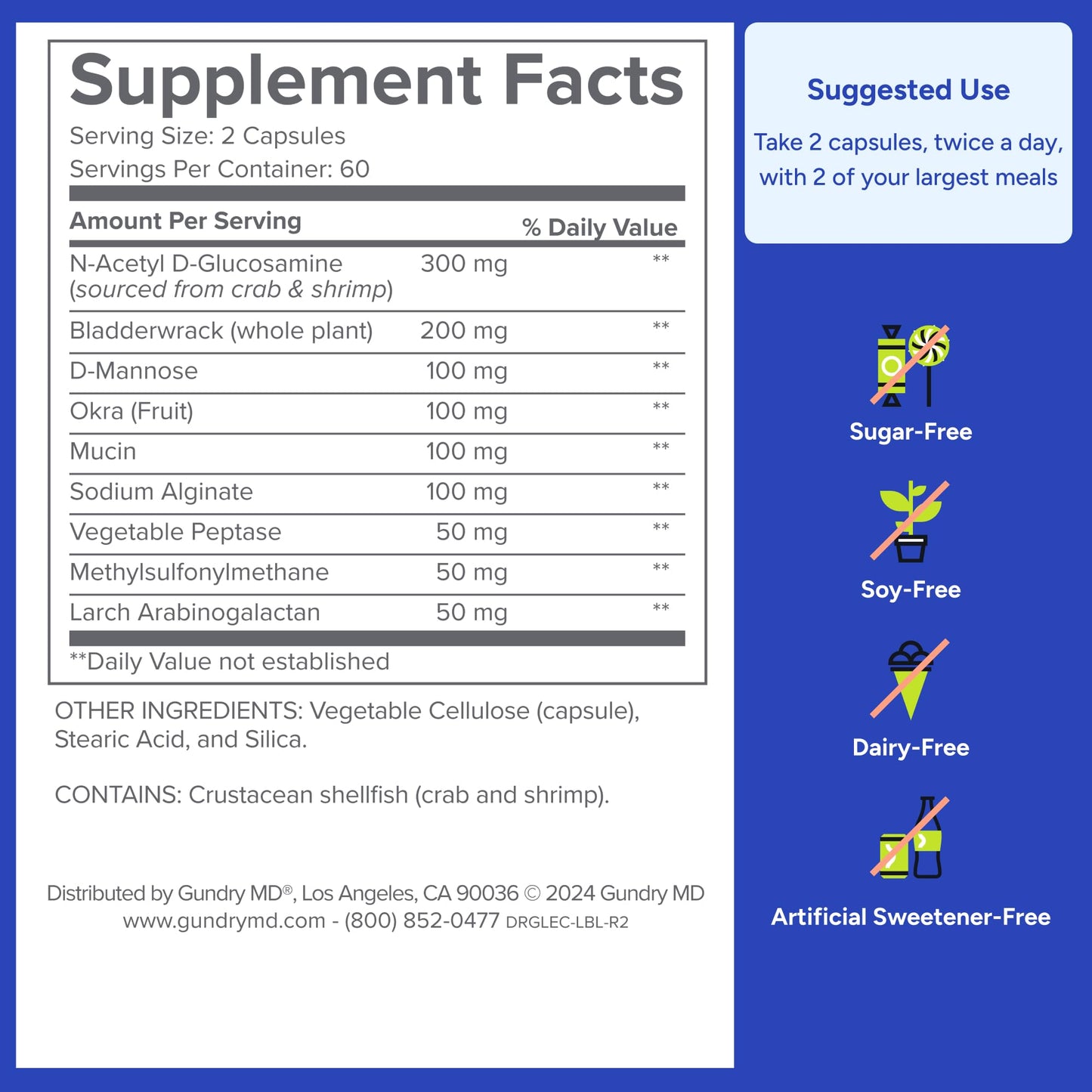 Gundry MD® Lectin Shield, Gut Health and Digestion Supplement, Helps Block Potentially Harmful Lectins, Supports Digestive Comfort, and Intestinal Health, 30 Day Supply Gundry MDBuy Supplements Australia
