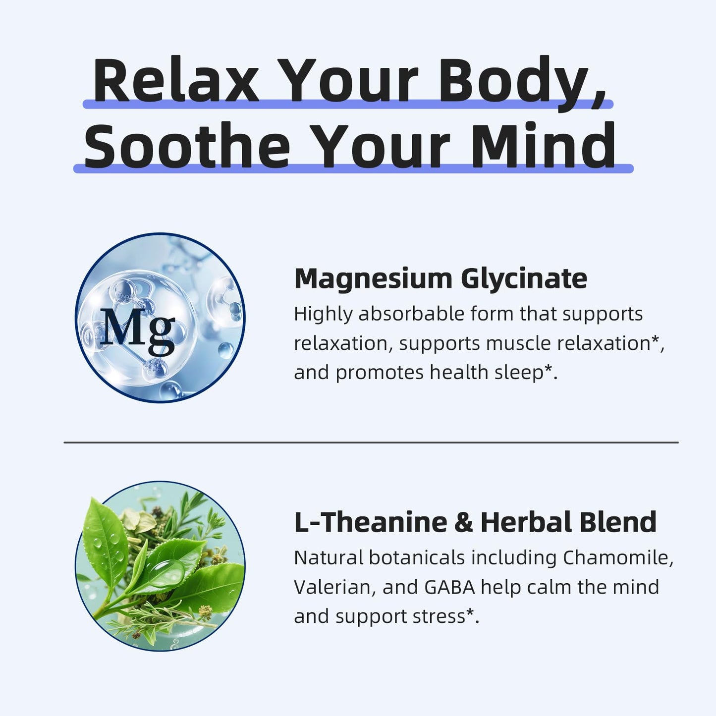 iMATCHME Magnesium Glycinate 850mg Capsules with L-Theanine, Chamomile & GABA for Sleep, Calmness, Muscle, Bone Health & Immune Support, Magnesium for Women and Men, Vegan, High-Absorption, 120 Count iMATCHMEBuy Supplements Australia
