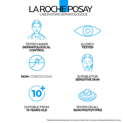 La Roche-Posay Effaclar Salicylic Acid Acne Treatment For Face, Mattifying Acne Gel Cream Spot Treatment for Blackheads