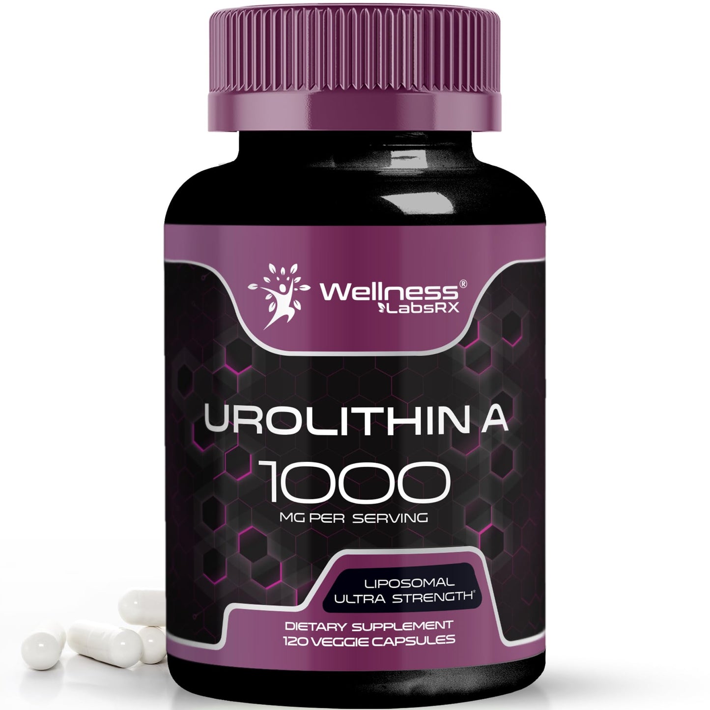 Urolithin A Supplement Capsules 1,000mg (98.9% Pure) – Advanced Urolithin A+ Formula for Cellular Renewal & Mitochondrial Support