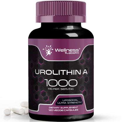 Urolithin A Supplement Capsules 1,000mg (98.9% Pure) – Advanced Urolithin A+ Formula for Cellular Renewal & Mitochondrial Support