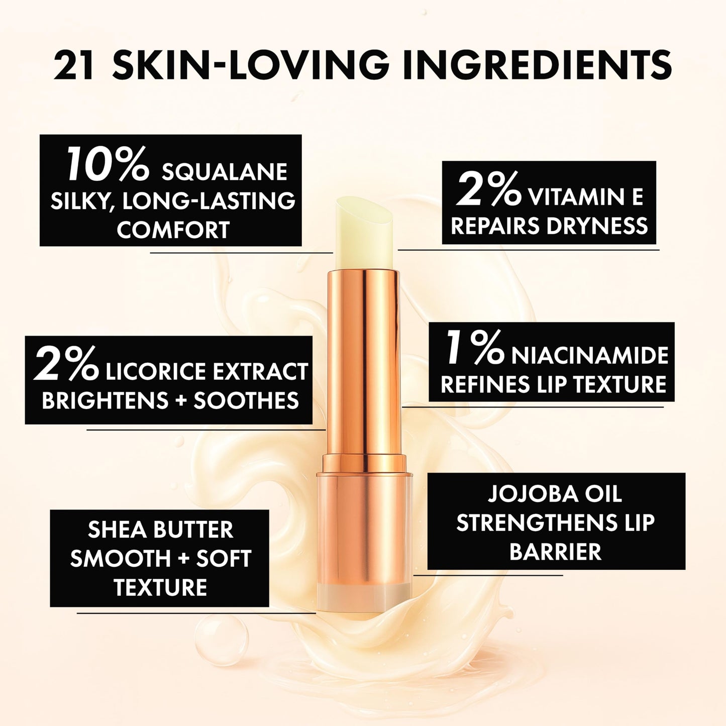 Clinexil Lip Balm – Hydrating Lip Repair with Cold-Pressed Oils, 10% Squalane, Vitamin E & Ceramides – Moisturizing Lip Butter for Dry Cracked Lips – Clean, Non-Toxic Lips Care for Women – 004 NT ClinexilBuy Supplements Australia