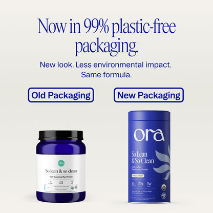 Ora Organic Plant-Based Protein Powder - 23g Protein for Women and Men - Vanilla Flavor 20 Servings, Vegan, Clean Protein, Third-Party Tested, Gluten-Free - 20 Servings Ora Organic buy supplements Au