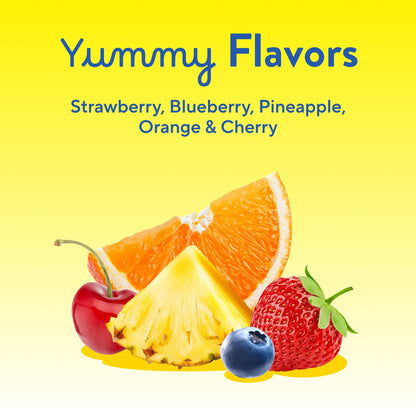 L'il Critters Gummy Vites Daily Kids Multivitamins Assorted Fruit Flavors for Ages 2+ Toddlers & Kids, Gummy Vitamin with Vitamin C and D