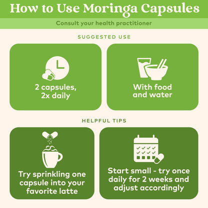 ORGANIC INDIA Moringa Herbal Supplement - Green Superfood, Nutrient Dense, Pure Plant Protein, Vitamin A, E, K, Iron, Calcium, Fiber, Vegan