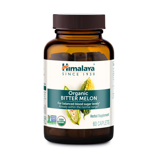 Himalaya Organic Bitter Melon - Herbal Glucose Metabolism Support - USDA Organic, Non-GMO, Vegan, Gluten Free