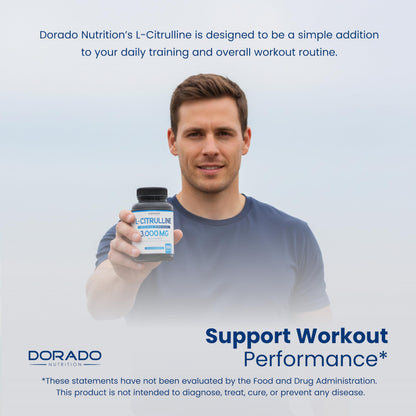 L Citrulline 3000mg Supplement (240 Capsules) Support L Arginine & Nitric Oxide Pills - L-Citrulline For Men & Women - Muscle Recovery & Pump Supplement