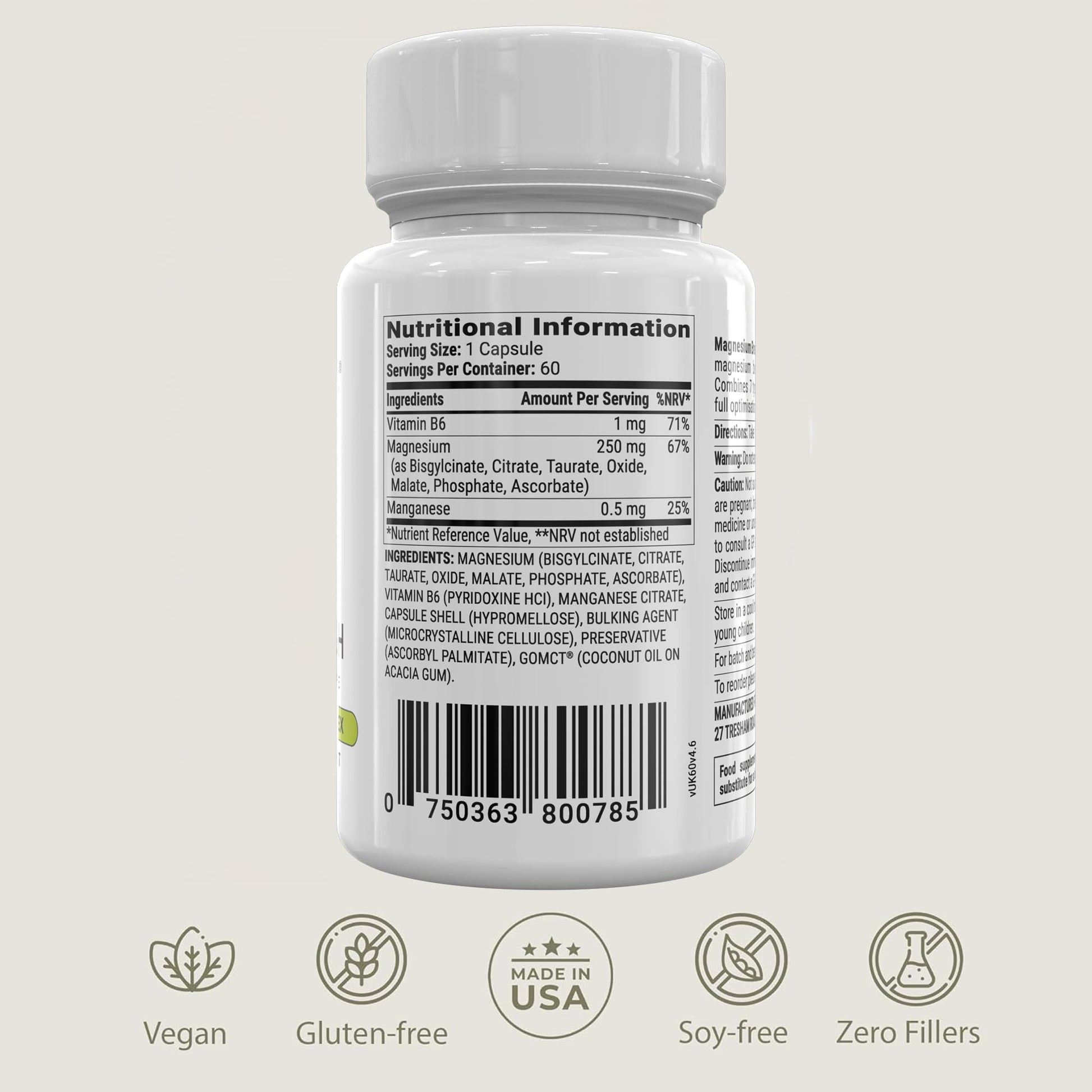 BIOptimizers Magnesium Breakthrough Supplement with 500mg - 7 Forms of Magnesium: Glycinate, Malate, Citrate, and More - Natural Support for Sleep and Cognitive Function -60 Capsules- Calming Vitamins BIOptimizersBuy Supplements Australia