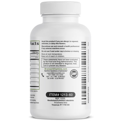 Bronson Liver Detox Advanced Detox & Cleansing Formula Supports Health Liver Function with Milk Thistle, Dandelion Extract, Turmeric, Artichoke Leaf & More
